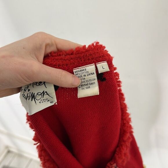 Vintage Michel Simon NYC Novelty Nutcracker Dog Sweater Vest - Picture 8 of 8